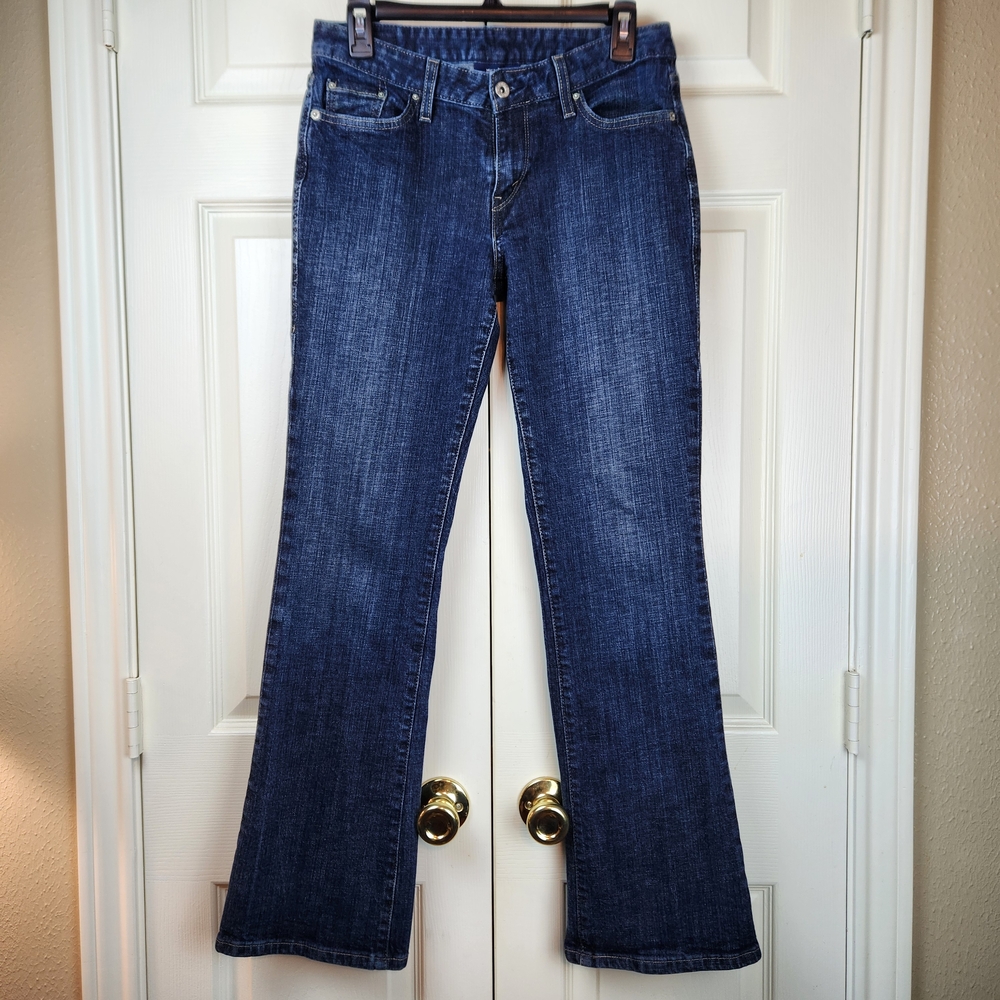 Levi's Mid Rise Boot 553 Dark Blue Jeans